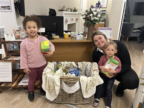 River View Day Nursery help local people with food bank donation