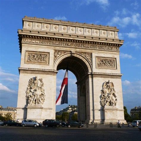 Arc De Triomphe Paris Map United States Map