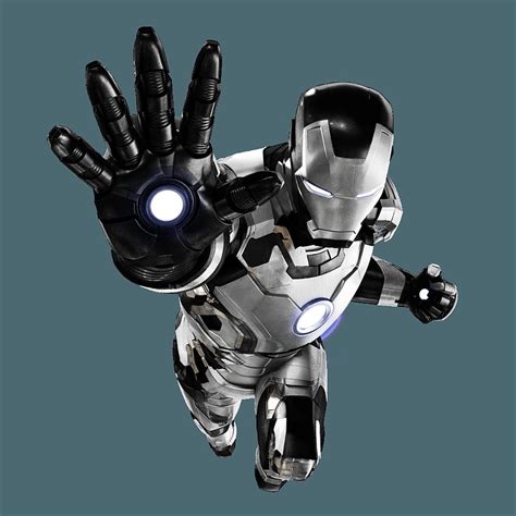 Iron Man Mk Black White By Darks Iron Man Vibranium Armor Hd