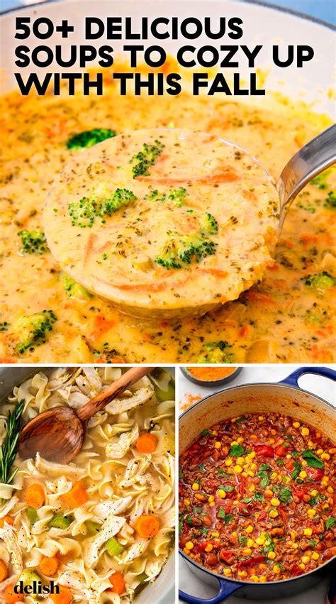 62 Easy Soup Recipes To Cozy Up To This Fall Fall Soup Recipes Soup Recipes Easy Soup Recipes