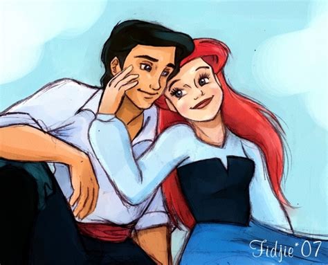 ariel and eric - Ariel and Eric Fan Art (34322290) - Fanpop