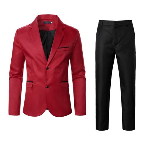 Mens Outfits Mens Business Wedding Banquet Prom Casual Solid Color