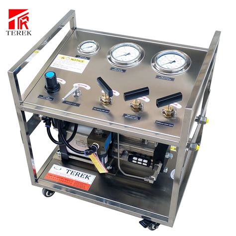 Terek Brand High Pressure Pneumatic Nitrogen Pressure Booster Pump Reciprocating Pump China