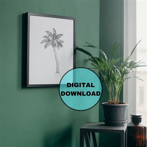 Vintage Banana Tree Wall Art , Palm Tree Prints , Tropical Leafs Print ...