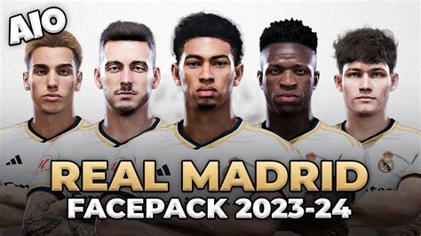 Real Madrid Facepack Season 2023 24 Sider And Cpk Football Life