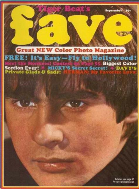 Pin By Brenda Thensted On Fave Magazine Covers The Monkees Davy Jones Teen Magazine