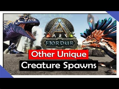 Fjordur Other Unique Creatures Spawns | ARK: Fjordur - YouTube