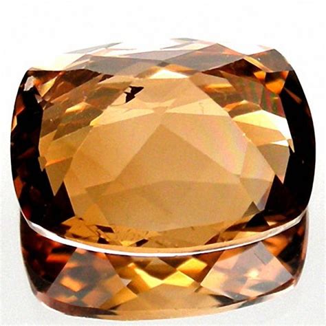 Intergemstones Orange Topas Carat Vvsi Kissen Excellent