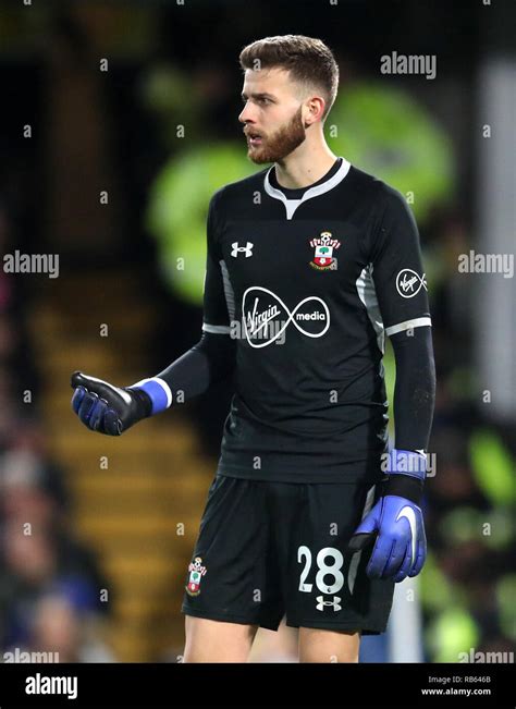 Southampton goalkeeper Angus Gunn Stock Photo - Alamy