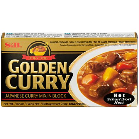S B GOLDEN CURRY HOT 220G TOKO Todays