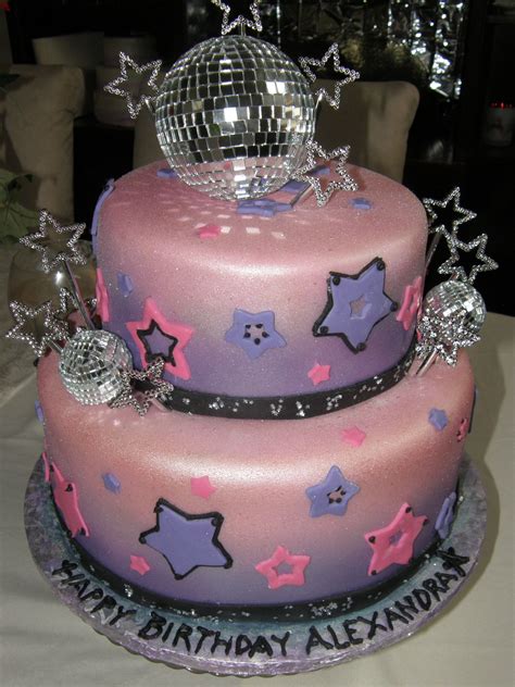 Disco Ball Cake Dance Party Birthday 70th Birthday Parties Anna