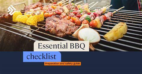 Bbq Checklist Arranging A Fun Safe And Successful Barbecue