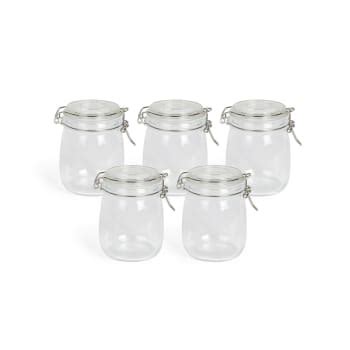 Bocal En Verre Couvercle Bois 2L PURE JAR WOOD Maisons Du Monde