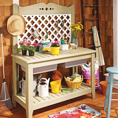 Woodsmith Garden Potting Bench Standard Plan Premium Shop