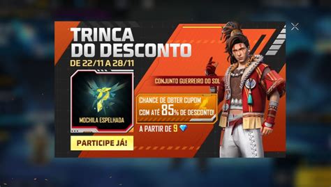 Evento Free Fire Trinca Do Desconto Est De Volta Veja Como Ganhar