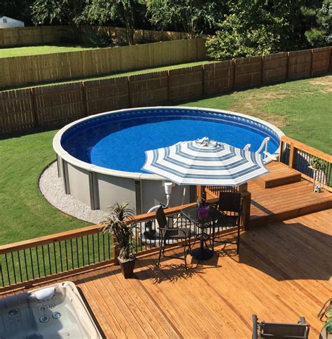 Rising Sun Pools And Spas Aboveground Pools Rising Sun Pools And Spas Decks Around Pools