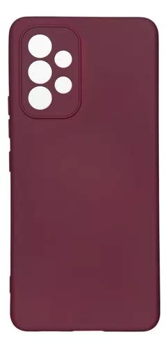 Capa Capinha Silicone Case Para A53 5g Encaixe Perfeito Cor Bordô