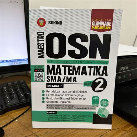 Jual BUKU OLIMPIADE MATEMATIKA MAESTRO OSN MATEMATIKA SMA MA VOL 2