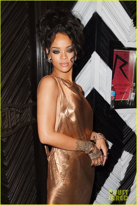 Rihanna S Super Low Dress Puts Her Bare Butt On Display At Met Ball After Party 2014 Photo