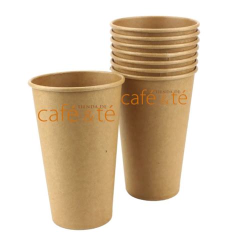 Vasos De Polipapel Marron Kraft Oz Cc X Bulto O Caja