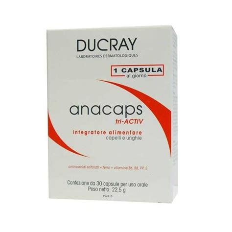 DUCRAY ANACAPS TRI ACTIV 30CAPS