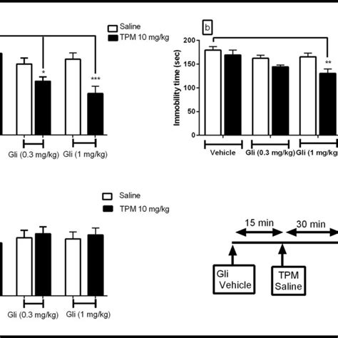 Effect Of Glibenclamide Gli On Topiramate TPM Anti Immobility