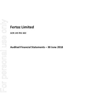 Fillable Online Audited Financial Statements June Fax Email