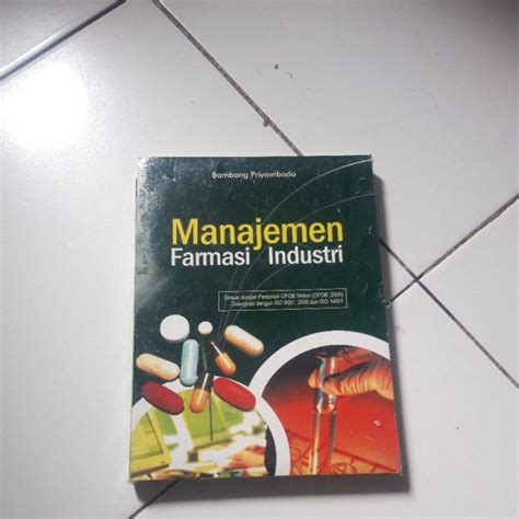 Jual Buku Manajemen Farmasi Industri Bambang Priyambodo Shopee Indonesia