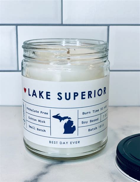 Lake Superior Candle – Rambling Caravan