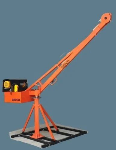 Metre Gepco Mild Steel Monkey Hoist Machine Capacity Ton At Rs