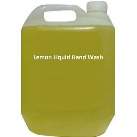 Lemon Antibacterial Liquid Hand Wash Packaging Type Can Packaging