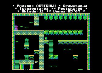 Screenshot Of Microman Atari Bit Mobygames