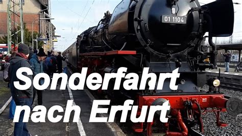 Dampflok Sonderfahrt 011104 Nach Erfurt Wassertanken In Neu Eichenberg