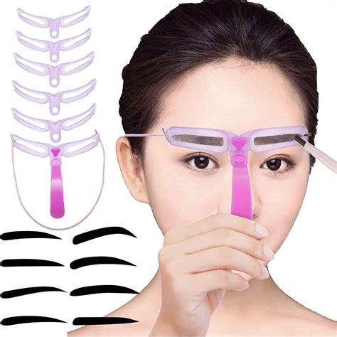 Buy Washable Eyebrow Stencils Eyebrows Grooming Stencil Kit Eyebrow