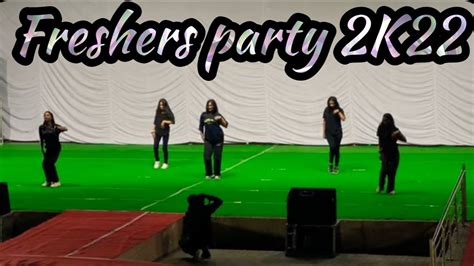 Dance Performance By Fresher Girls Nit Kurukshetra Fresher Party