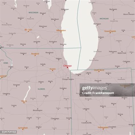 chicago area map stock  high res pictures  images getty