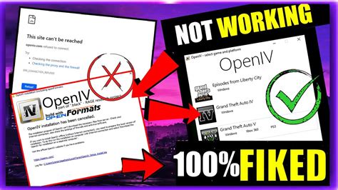 Fix Open Iv Website Not Opening How To Install Open Iv Openiv