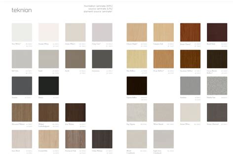 Finishes-US – Teknion MDC