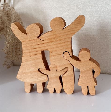 Personalisierte Holz Familien Puzzle Dekor Geschenk für Etsy de