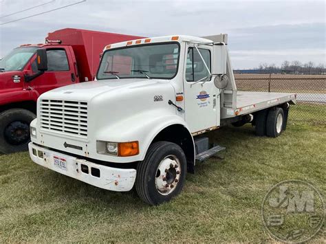 2000 INTERNATIONAL 4700 LOW PROFILE VIN: 1HTSLAAM5YH313908 REGULAR CAB FLATBED TRUCK - Jeff ...