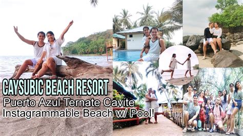 AFFORDABLE Beach With Pool At CAYSUBIC PUERTO AZUL TERNATE CAVITE 2023