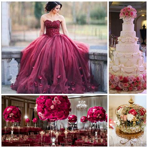 Decorations And Themes For Quinceañeras Quinceanera Themes Burgundy