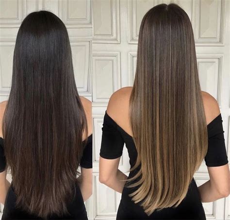 Cabello efecto castaño Pelo castaño con reflejos Morenas con pelo