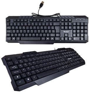 Teclado Básico Para Pc Português Brasil Preto Gamer Português