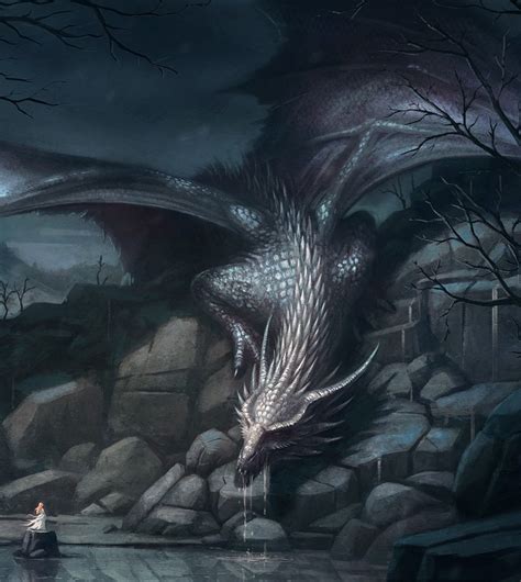 Dragon Tarn By Michelle Tolo The Art Showcase