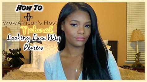 Wowafricans Most Natural Lace Front Wig Review How To Youtube