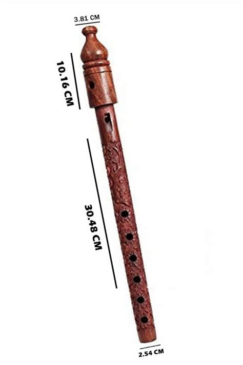 Natural Wood Wooden Fluitbansuri Woodwind Flute Musical Mouth