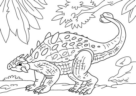 Coloring Page Dinosaur Ankylosaurus Img 27630 Páginas De Colorir