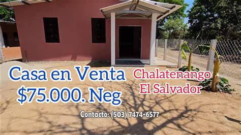 Casa En Venta En Colonia La Fé en Chalatenango EL SALVADOR Cel 7474