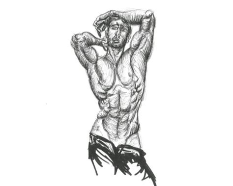 Gay Art Queer Art Original Drawing Male Nude Wall Art Etsy